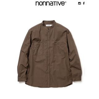 ノンネイティブ(nonnative)のnonnative MASTER BIG SHIRT COTTON SATIN緑(シャツ)