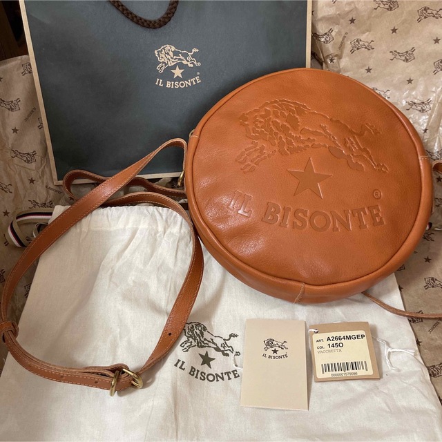 完売 廃盤】IL BISONTE（イル ビゾンテ）サークル型ショルダーバッグ