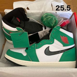 ナイキ(NIKE)のAir Jordan 1 High OG Lucky Green 25.5cm(スニーカー)