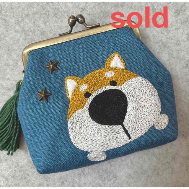 D-103【☆がま口ポーチ☆ 柴犬】 大量入荷 7840円引き www.gold-and