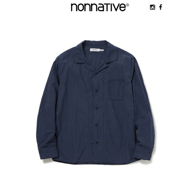 nonnative(ノンネイティブ)のnonnative BOWLER SHIRT COTTON TYPEWRITER メンズのトップス(シャツ)の商品写真