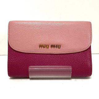 miumiu - 極美品⭐︎ミュウミュウ 三つ折り財布 ラウンド マトラッセ ...