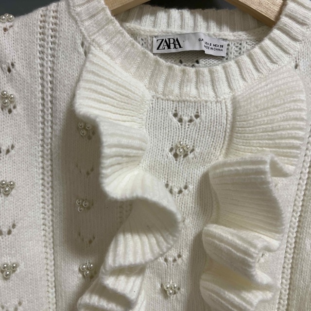 ZARA(ザラ)のZARA フリルニット レディースのトップス(ニット/セーター)の商品写真