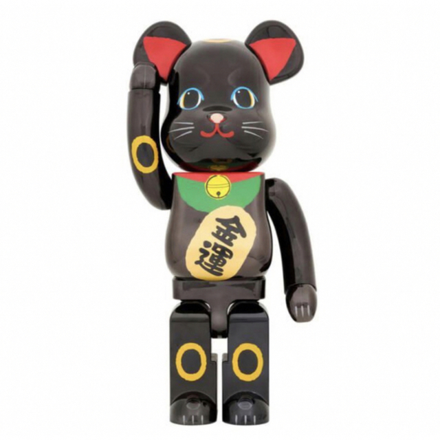 【はメーカー】 MEDICOM TOY - BE@RBRICK 招き猫 金メッキ 昇運 1000% 新品未開封の のため