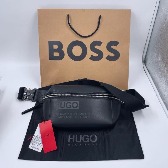 【正規品・美品】HUGO BOSS　ヒューゴボス　ボディーバッグ　即日配送