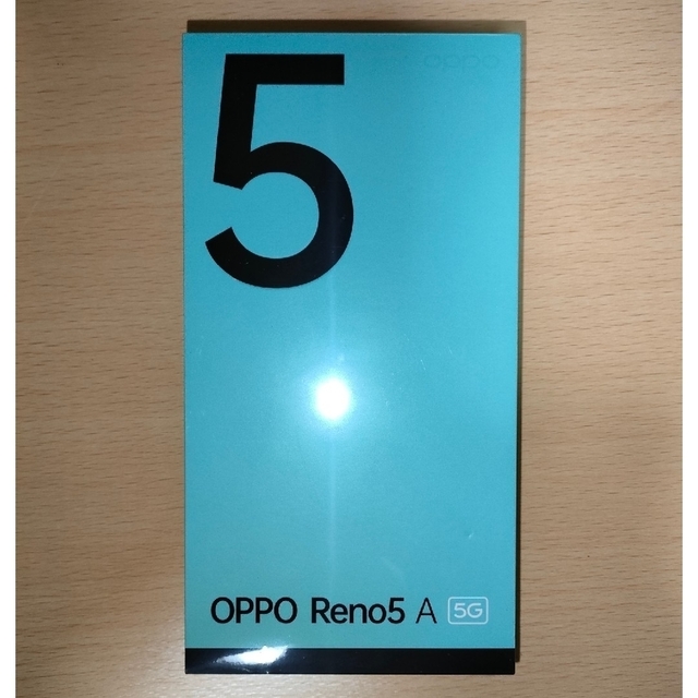 【新品未開封】OPPO Reno5A esim シルバーブラック ワイモバイル