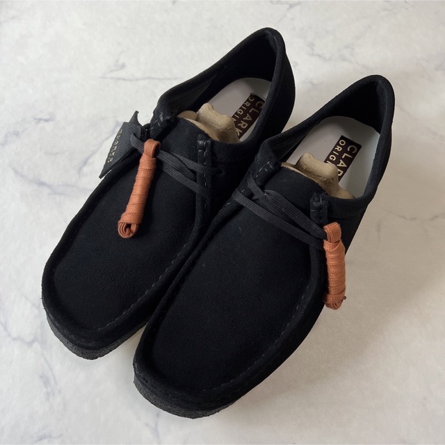 ブーツClarks  Wallabee  黒 27cm  クラークス ワラビー