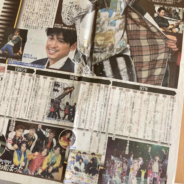 V6(ブイシックス)の坂本昌行　新聞切抜き　サンケイスポーツ　v6 エンタメ/ホビーのタレントグッズ(アイドルグッズ)の商品写真