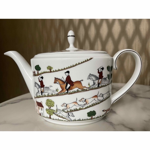 Wedgwood ウェッジウッド ハンティングシーン ティーポット