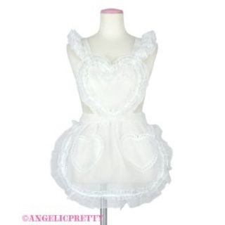 アンジェリックプリティー(Angelic Pretty)のおまとめHeart Fairyフリルエプロン オリジナルロゴFairyエプロン(その他)