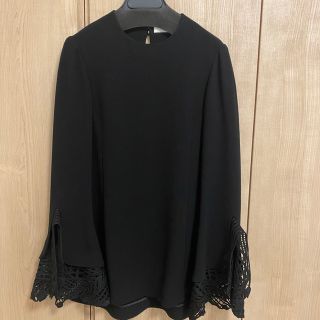 に初値下げ! Mame Kurogouchi レースカフス ブラウス ブラック