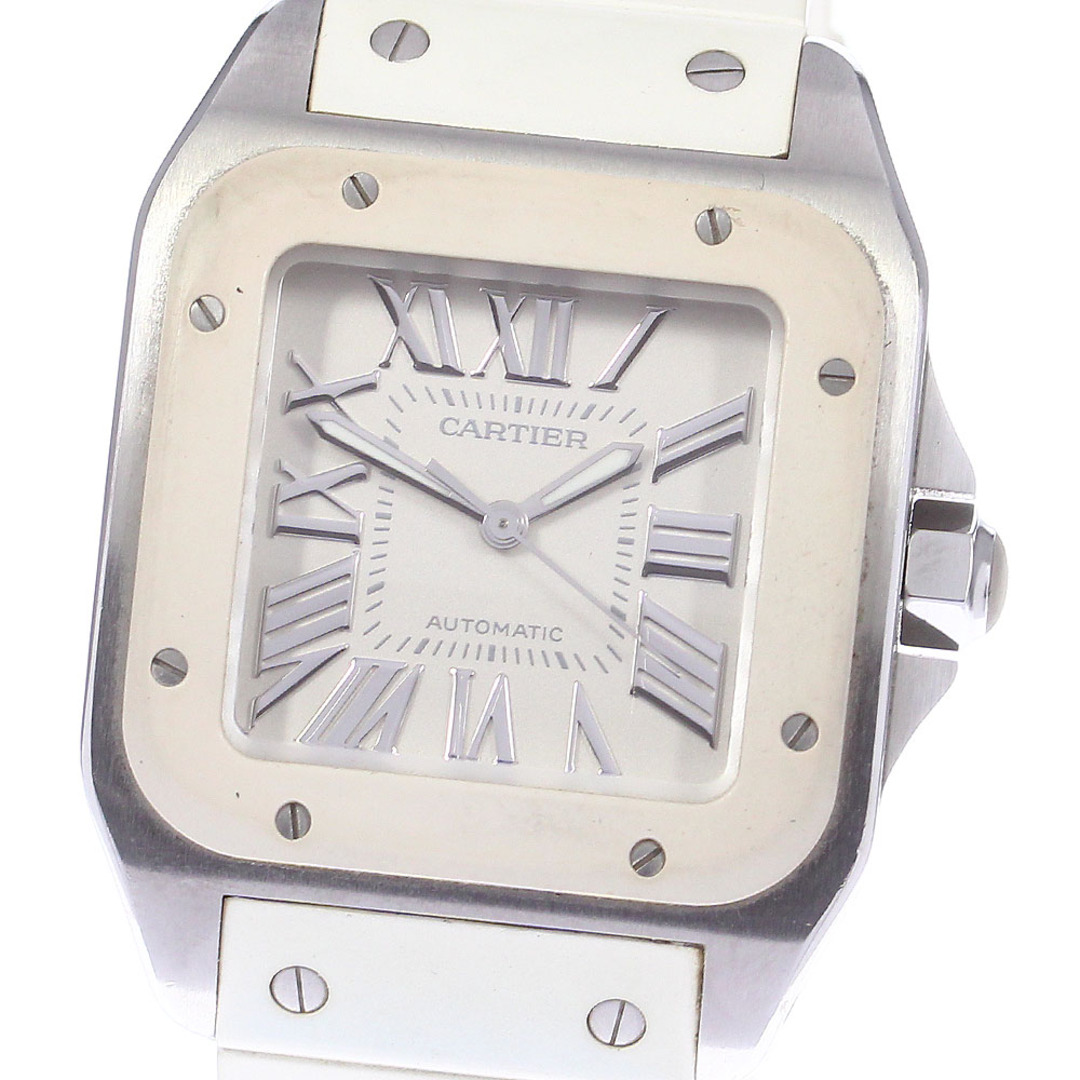 【CARTIER】カルティエ サントス100MM W20122U2 自動巻き メンズ_738640【ev10】