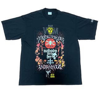 ヴェトモン(VETEMENTS)の【極美品】VETEMENTS メタルパッチ ロゴティーシャツ ワールドツアー(Tシャツ/カットソー(半袖/袖なし))