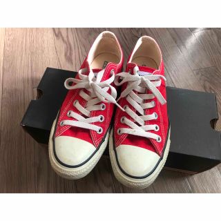 オールスター(ALL STAR（CONVERSE）)のコンバース 24cm 赤(スニーカー)