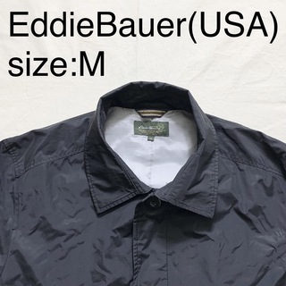 エディーバウアー(Eddie Bauer)のEddieBauer(USA)ビンテージナイロンステンカラーコート(ステンカラーコート)