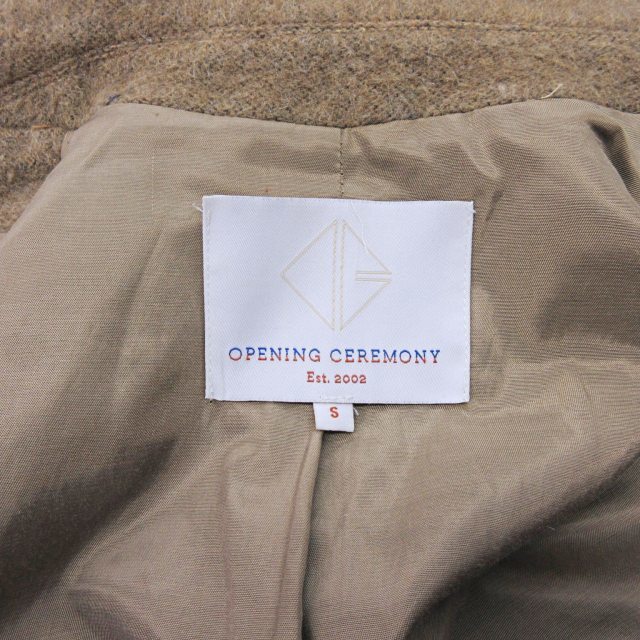 OPENING CEREMONY(オープニングセレモニー)のオープニングセレモニー ダブル ステンカラー コート ジャケット ロング S レディースのジャケット/アウター(その他)の商品写真