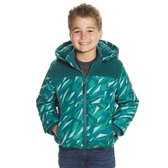 ANDY & EVAN KIDS  BUBBLE  COAT  コート　ダウン緑 キッズ/ベビー/マタニティのキッズ服男の子用(90cm~)(コート)の商品写真