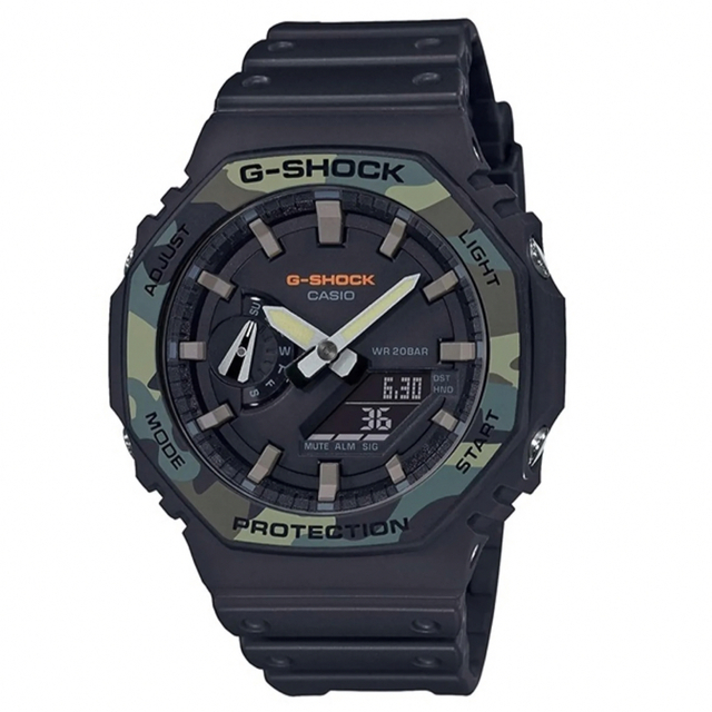 G-SHOCK Gショック 腕時計 メンズ 多機能 防水 迷彩 黒 アナデジ