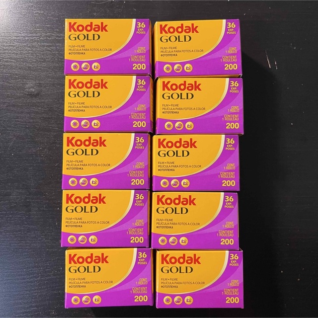 10本セット！Kodak gold200 36枚撮り 35mmカラーネガフィルム - www ...