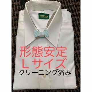 アオヤマ(青山)の紳士用ワイシャツ　長袖シャツ　形態安定　NEWSPRESS Ｌサイズ　40-82(シャツ)