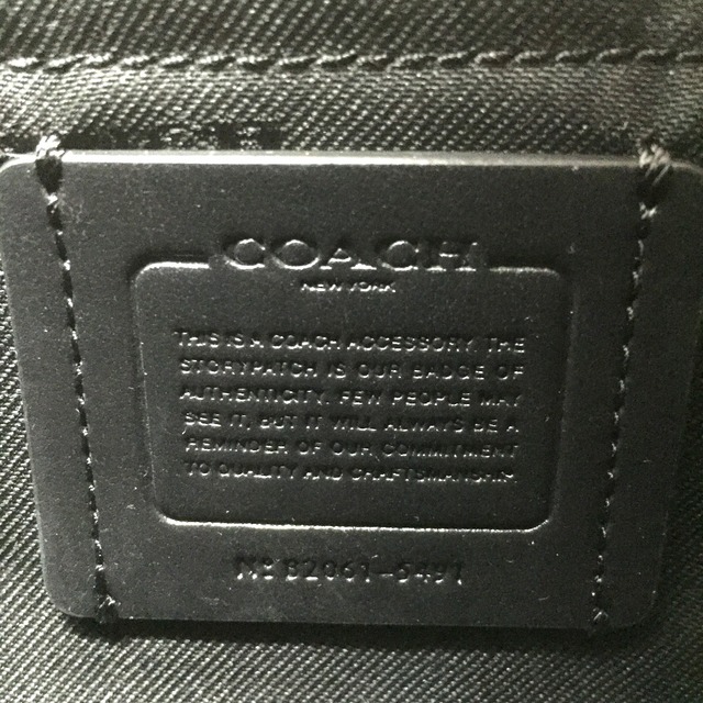 COACH - △△COACH コーチ ペイサースリムポーチ レザー 2WAY ボディ