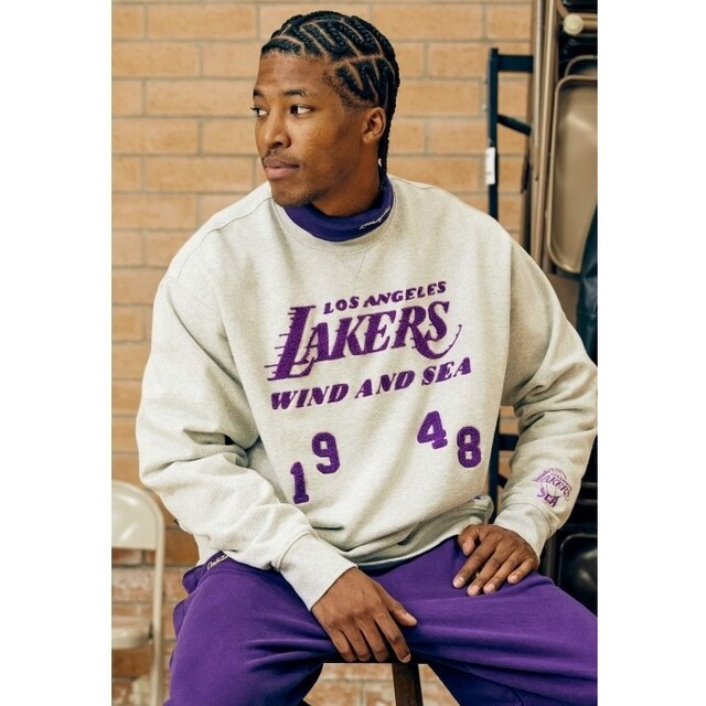 WIND AND SEA - 【L】Wind and Sea x NBA LAKERS Crew Neckの通販 by