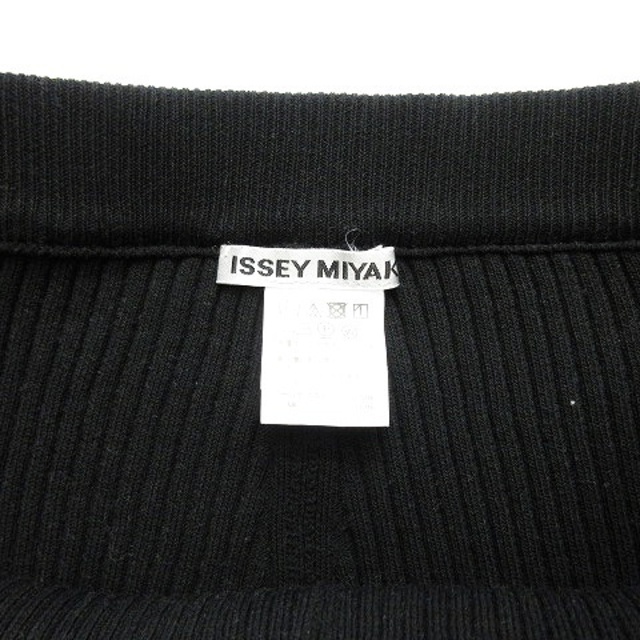 ISSEY MIYAKE(イッセイミヤケ)の20SS 切替 ニット イージー パンツ スラックス ブラック 2 M相当 レディースのパンツ(その他)の商品写真