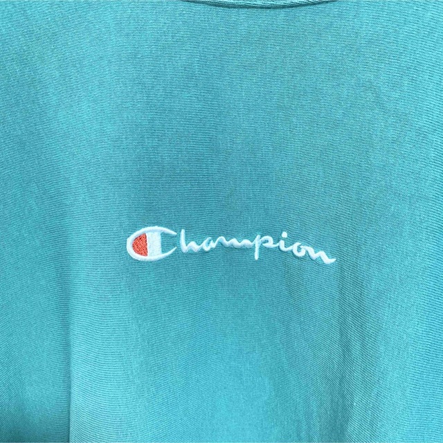 Champion(チャンピオン)のチャンピオン リバースウィーブ ロンT メンズM 刺繍ロゴ センターロゴ メンズのトップス(Tシャツ/カットソー(七分/長袖))の商品写真