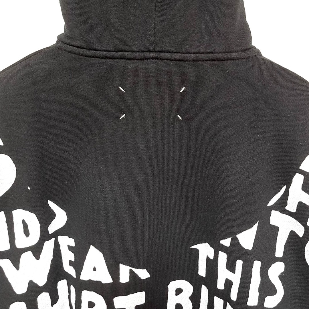 新品未使用 Maison Margiela AIDS HOODIE BLK