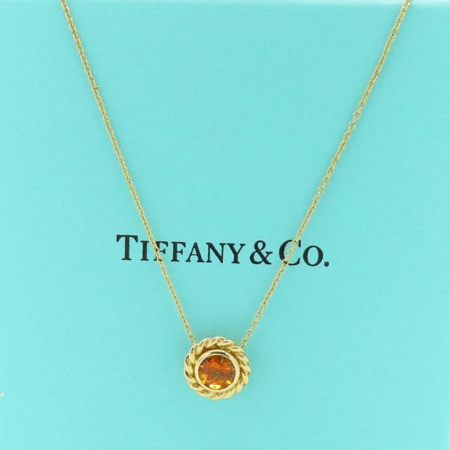 Tiffany & Co. - 極希少 美品 ティファニー スパークラー ゴールド ネックレス AA190