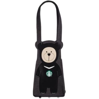 スターバックスコーヒー(Starbucks Coffee)の台湾限定　スターバックス　ベアリスタ　熊　ドリンクホルダー(タンブラー)