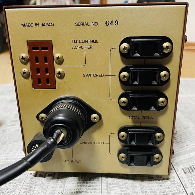 上杉製作所 U-BROS-1 POWER SUPPLY SECTION オーディオ機器 安い