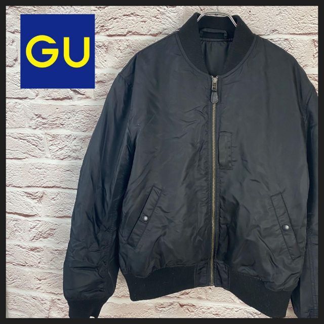 GU(ジーユー)のGU MA1 ブルゾン　アウター メンズ　レディース　[ L ] メンズのジャケット/アウター(ブルゾン)の商品写真