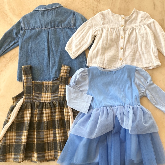 ZARA KIDS(ザラキッズ)のZARA baby kids H&M トップス　ワンピース　シャツ　ブラウス キッズ/ベビー/マタニティのベビー服(~85cm)(ワンピース)の商品写真