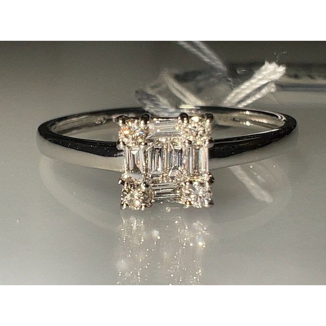 「特価」PTダイヤモンドリング　0.15ct  KS138195