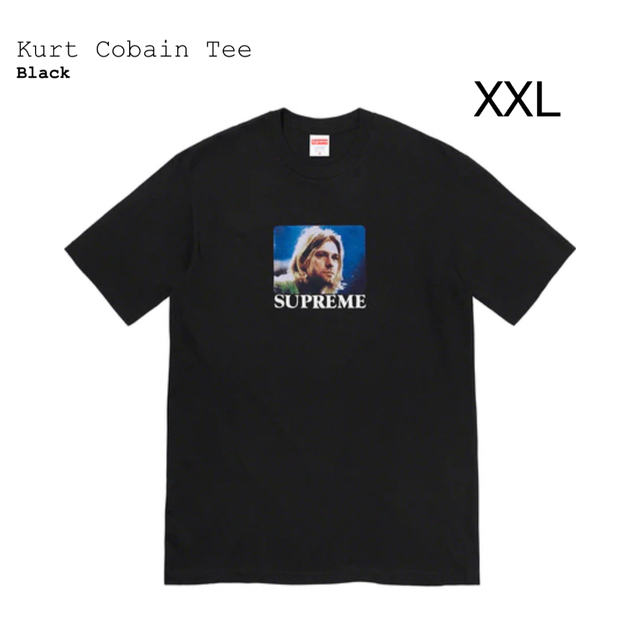 Kurt Cobain Tee BLACK XXLTシャツ/カットソー(半袖/袖なし)