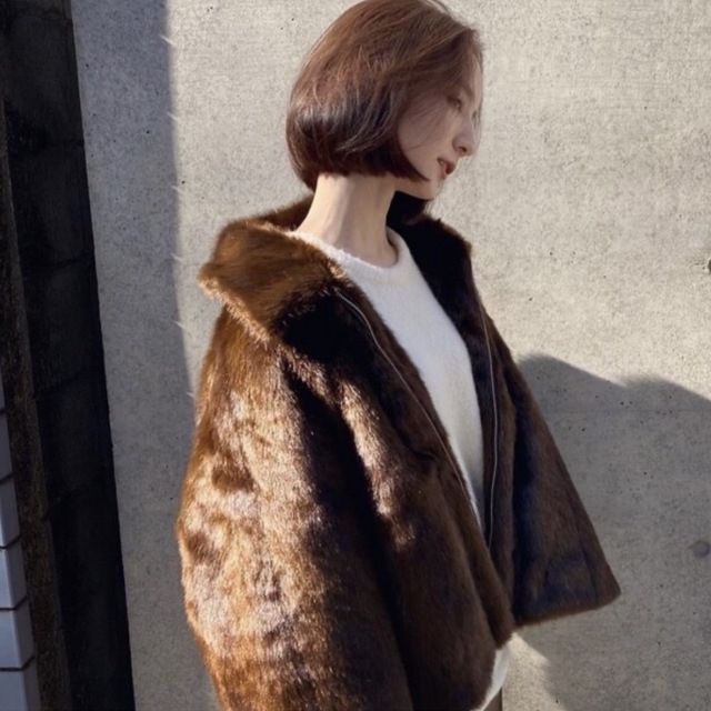 LEINWANDE  Faux fur jacket