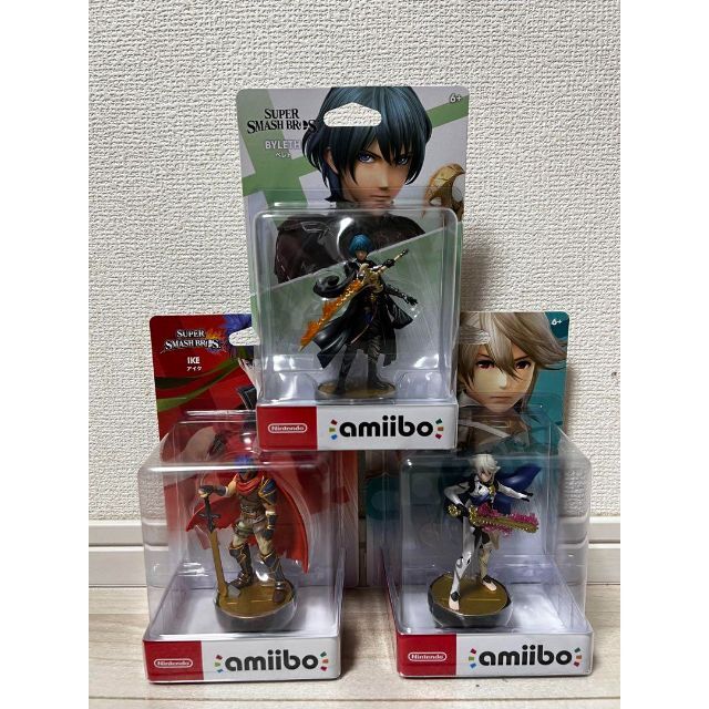 【新品未開封】　amiibo　アイク　ベレト　カムイ　大乱闘スマッシュブラザーズスプラトゥーン