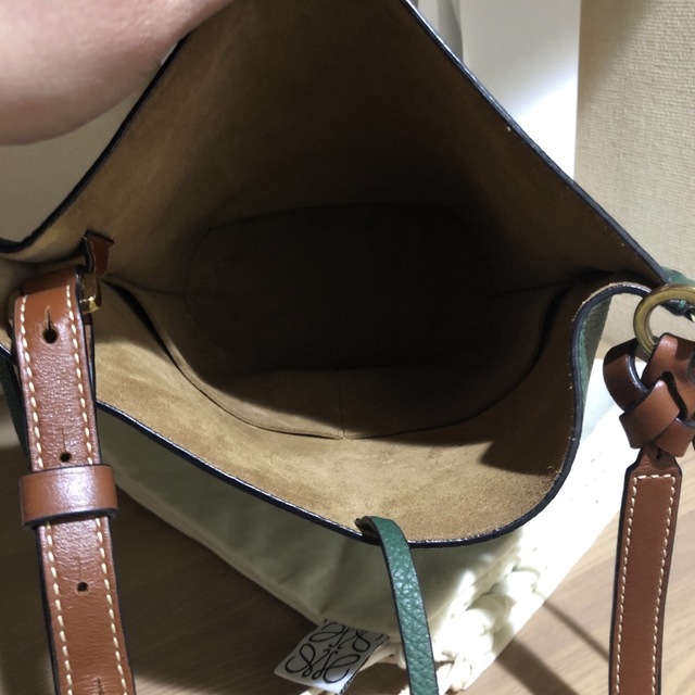 美品★ロエベ LOEWE ゲートバケット バッグ✖️グリーン