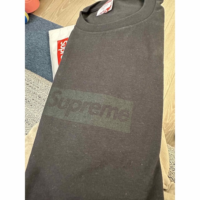 即日発送　Supreme Tonal Box Logo Tee Black XL