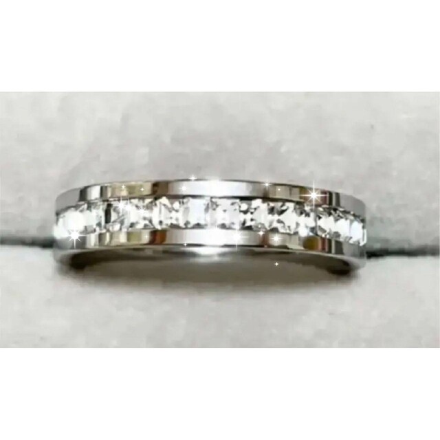 最高級！！ホワイトゴールドk18 SONAダイヤモンド リング 指輪 レディースのアクセサリー(リング(指輪))の商品写真