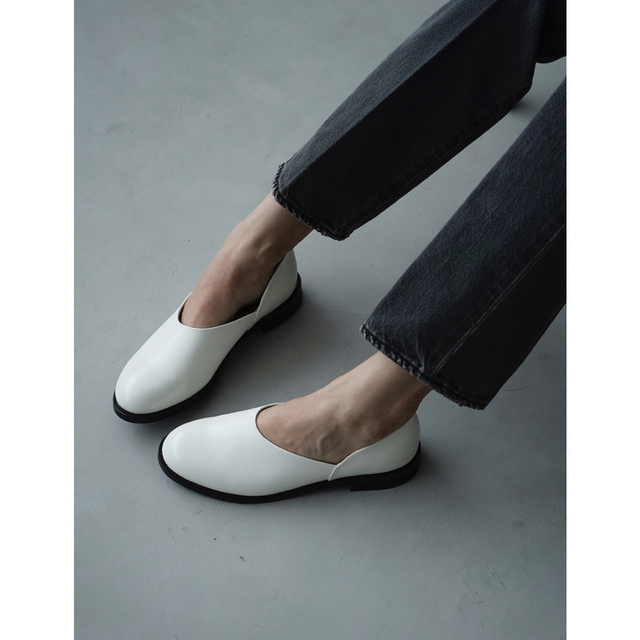 Clane x Haruta Flat shoes ホワイト　36
