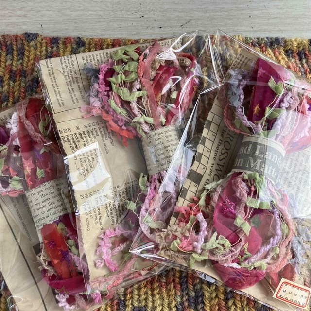 引き揃え糸　ミニ ハンドメイドの素材/材料(生地/糸)の商品写真