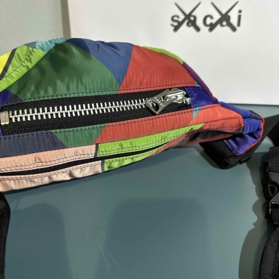 sacai   サカイ ×カウズ/KAWS マルチカラーバムバッグウエストバッグの