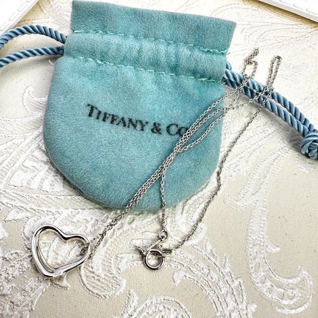 正規品】Tiffany ティファニー ネックレス オープンハート dermovisage