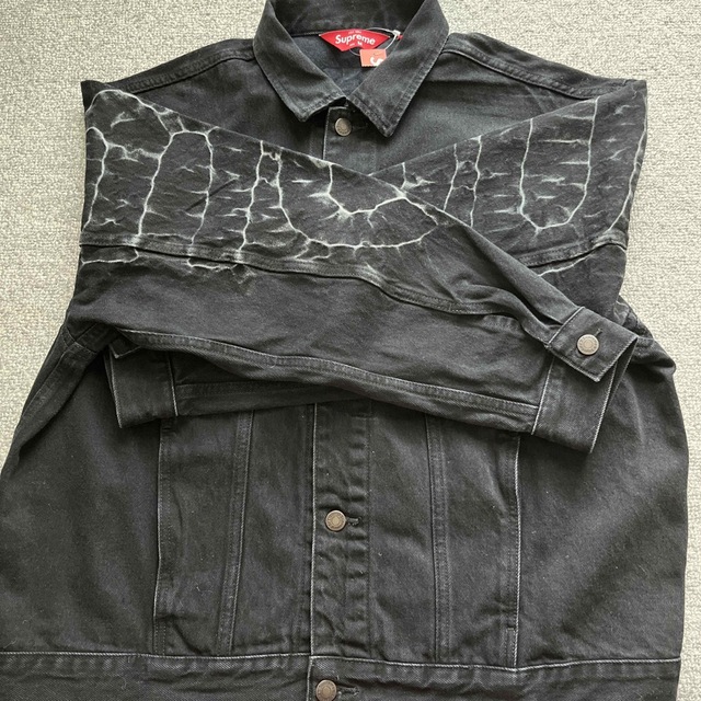 高評価の贈り物 supreme shibori denim trucker jacket 黒M