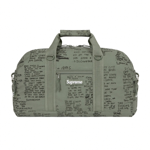 Supreme(シュプリーム)のsupreme field duffle bag olive gonz メンズのバッグ(ドラムバッグ)の商品写真