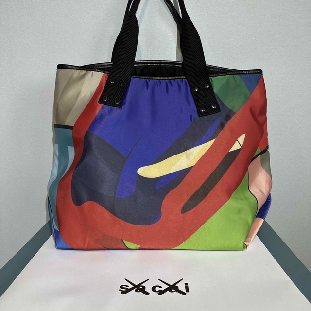 sacai KAWS サカイ カウズ コラボ トート ラージ マルチ 21AW sacai KAWS サカイ カウズ コラボ トート ラージ マルチ 21AW