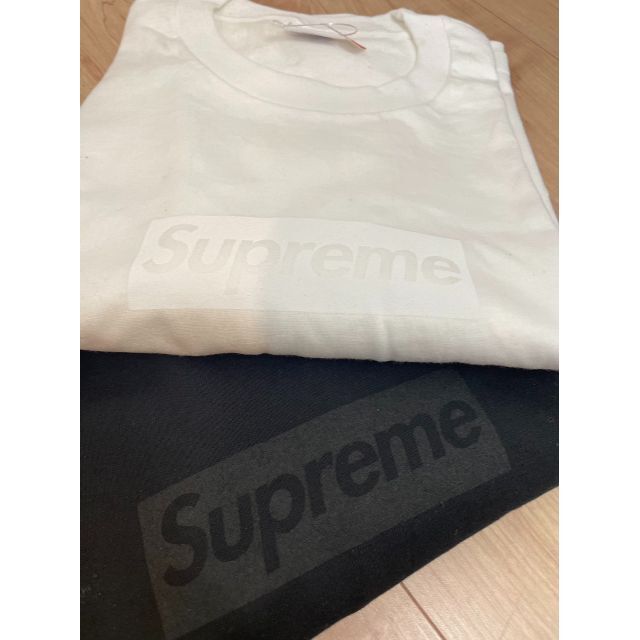 TonalBoxLogoTeeSupreme Black・White2枚セット 1