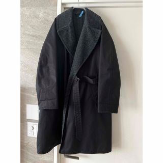 COMOLI - COMOLI コモリ シルク100%フーデッドコート 定価14万円の通販
